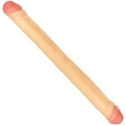 Duży Naturalny Penis - Dildo Podwójne Double Dong 45cm