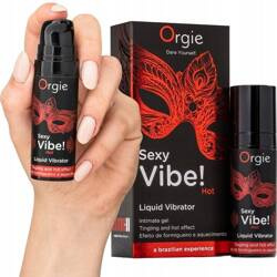 ORGIE Żel SEXY VIBE! HOT 15ml – Rozgrzewający Płynny Wibrator!