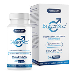 BiggerSize – Kapsułki na Powiększenie i Pogrubienie Penisa SUPER 60 caps