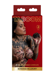 Rose Japanese Drip Candle Taboom 17177 – Świece do gry BDSM 2 szt.