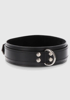 Seks Obroża BDSM Z Zaczepem D-Ring Collar TABOOM 17103 Duża Skóra Wegańska
