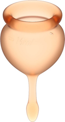 Miseczka Menstruacyjna Satisfyer Feel Good – Zestaw 2 Kubeczków (15 ml i 20 ml)