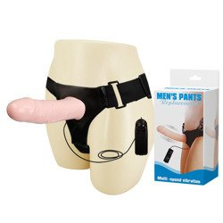 Proteza Penisa z Wibracją Dla Panów Elastic Harness