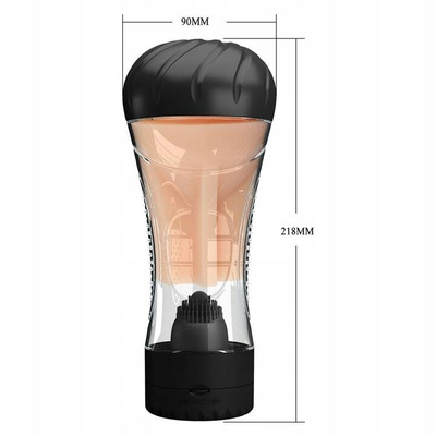 Pochwa Masturbator Naomi Cyber Skóra Wibracje Grzebień LyBaile!