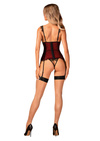 Zestaw Denissa Obsessive – Otwarty Gorset Cupless i Stringi Crotchless