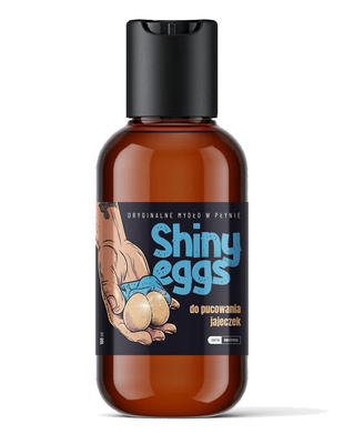 Mydło w płynie SHINY EGGS „Do pucowania jajeczek” – humorystyczny prezent