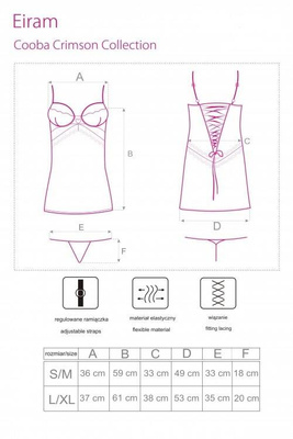 Czarna Koszulka Eiram LivCo Corsetti – Sznurowanie, Koronka i Stringi S/M, L/XL!