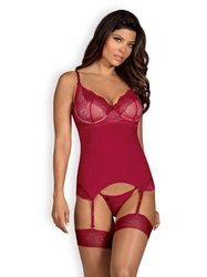 Erotyczny Gorset i Stringi - Obsessive Rosalyne