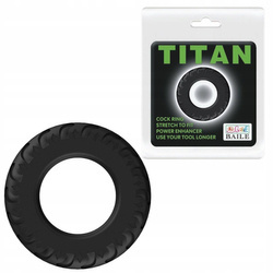 Titan Ring Erekcyjny Silikonowy Pierścień na Penisa – Mocny i Gruby!