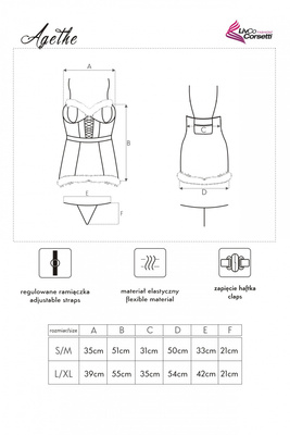 SEXY ŚWIĘTA Strój Mikołajki Halka Agethe Livco Corsetti – Kuszący!