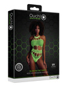 Neonowe Body Ouch! 832 Green Siateczka Dziurki UV Sexy!