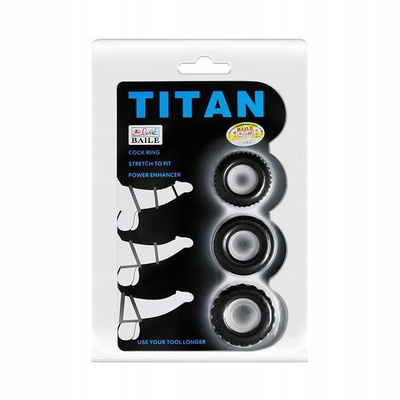 Zestaw 3 Pierścieni Erekcyjnych Pretty Love Titan – Różne Rozmiary!