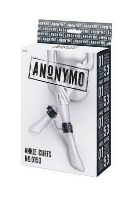 Anonymo Ankle Cuffs No 0153 – kajdanki na kostki z łańcuchem