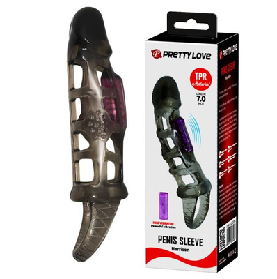 Pretty Love Harrison – wibrująca przedłużka penisa z wypustkami