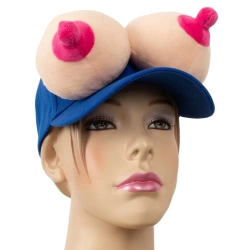 Czapka snapback Baseball Cap Boobs – daszek z pluszowymi piersiami