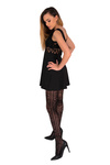 Seksowne Kwieciste Rajstopy Messirec 30 DEN – LivCo Corsetti Fashion