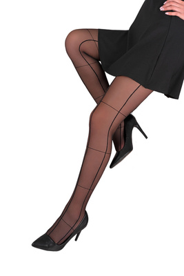 Seksowne Rajstopy w Kratkę Cerissem 20 DEN LivCo Corsetti – Geometryczny Wzór