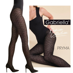 Rajstopy 60 DEN z Roślinnym Wzorem Gabriella Pryma –  1216