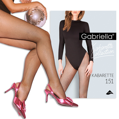 Rajstopy Sexy Kabaretki 151 Gabriella 230 Klasyczne Rajstopy w Drobne Oczka