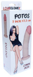 Dildo Penis z Cyber Skóry - LoveClonex Potos 7"
