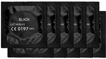 Dziesięć Czarnych Prezerwatyw Klasycznych - Amor Black