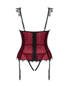 Zestaw Denissa Obsessive – Otwarty Gorset Cupless i Stringi Crotchless
