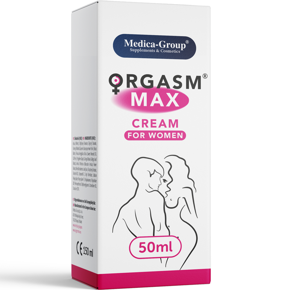 Orgasm Max Krem Dla Kobiet Niesamowity Krem Intymny Potęgujący Orgazm 50Ml