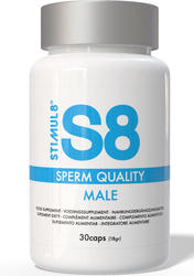 S8 Tabletki  Wsparające Jakość Spermy Sperm Quality Tabs 30 pcs