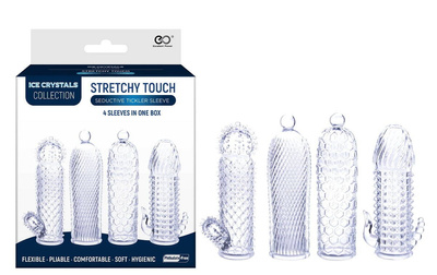 Seductive Tickler Sleeve 4 Pack – Zestaw 4 Nakładek na Penisa
