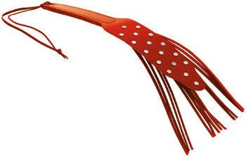 Bat z rzemieniami, klepką z nitami i uchwytem na nadgarstek Leder 8005