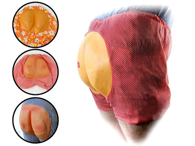 Bokserki Męskie Ze Sztucznymi Pośladkami – zabawne letnie spodenki