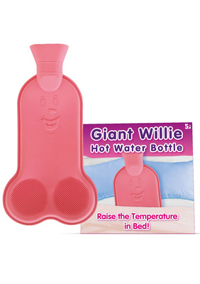 Duży Termofor Penisek Giant Willie Hot Water Bottle – Rozgrzewający Prezent z Humorem