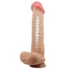 Realistyczne dildo Mendel z ruchomą skórą 10,2" BAILE Sliding Skin TPR