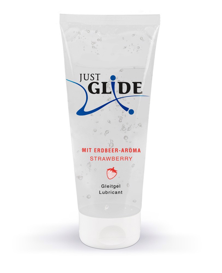 Żel Lubrykant Do Seksu Just Glide Strawberry 200 Ml O Smaku Truskawkowym