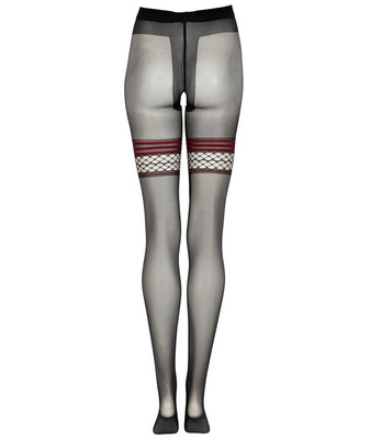 Seksowne Zdobione Rajstopy Z Dziurką Nimari 20 DEN – LivCo Corsetti