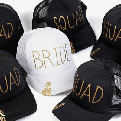 Biała Czapka Bride – Trucker HAT na Wieczór Panieński, Pamiątka i Gadżet!