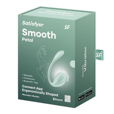 Satisfyer Smooth Petal Mint – Masażer Łechtaczki i Punktu G z Aplikacją