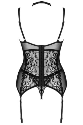 Gorset Giellandra Black LivCo Corsetti – Luksusowy Zestaw z Chokerem