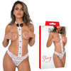 Biały Kostium Do Sypialni Stacy Roleplay Tuxedo Panty – Daring