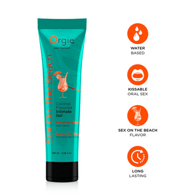 Żel Smakowy COCKTAIL SEX ON THE BEACH ORGIE 100ml – Wodny, Bezpieczny, Jadalny!