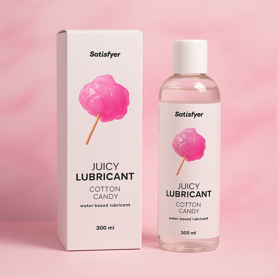 Lubrykant Wodny O Zapachu Waty Cukrowej Satisfyer Cotton Candy 300 Ml