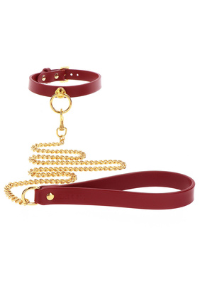 Taboom O-Ring Collar & Chain Leash 17157 – Obroża ze Smyczą BDSM