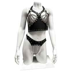 Komplet damski - Biustonosz Leder 6001 Majtki Leder 5001