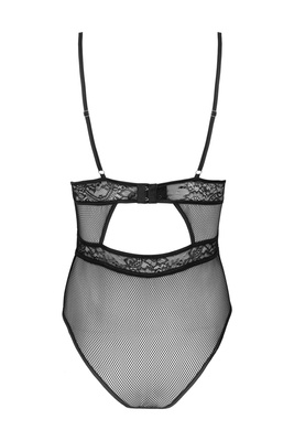 Body Orvina Livco Corsetti – Seksowna Czerń z Paseczkowym Dekoltem