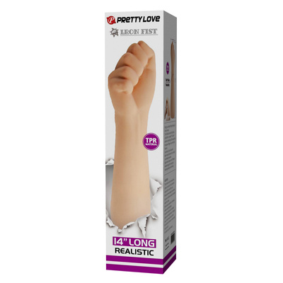 PRETTY LOVE Big Fist 14'' – realistyczny odlew pięści do fistingu