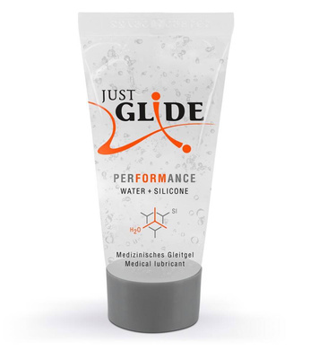Lubrykant JUST GLIDE Performance 20 ml – WODA + SILIKON!