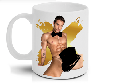 Look at Me Kubek Termoczuły STRIPTIZ – Mężczyzna Rozbierający się pod wpływem Ciepła