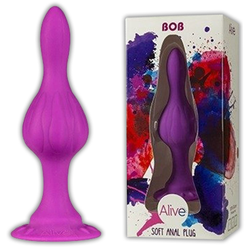 Silikonowy Korek Analny Średni Alive Bob M