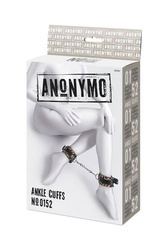 Anonymo Ankle Cuffs No 0152 – kajdanki na kostki z łańcuchem w zwierzęcy motyw