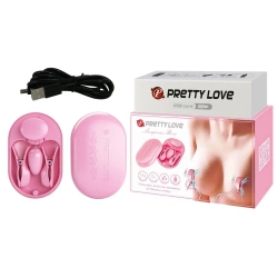 Pretty Love – Surprise Box Pink Klamry do Stymulacji Elektrycznej Sutków